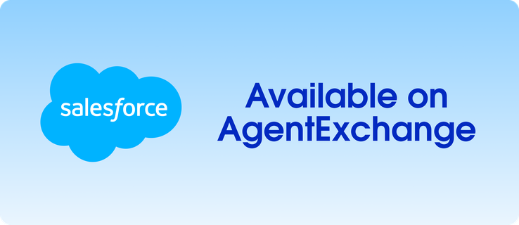 Available on Salesforce AgentExchange