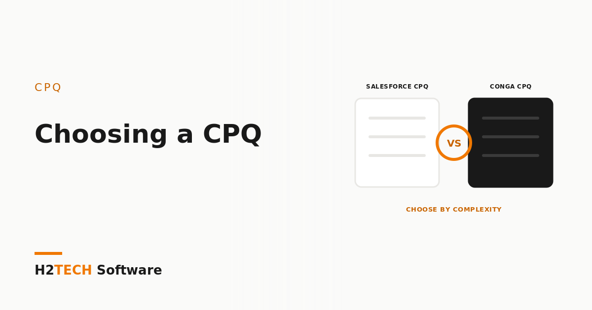 Conga CPQ vs Salesforce CPQ: Choosing the Right Engine in 2026