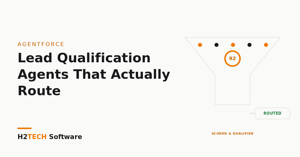 Lead Qualification Agents That Actually Route
