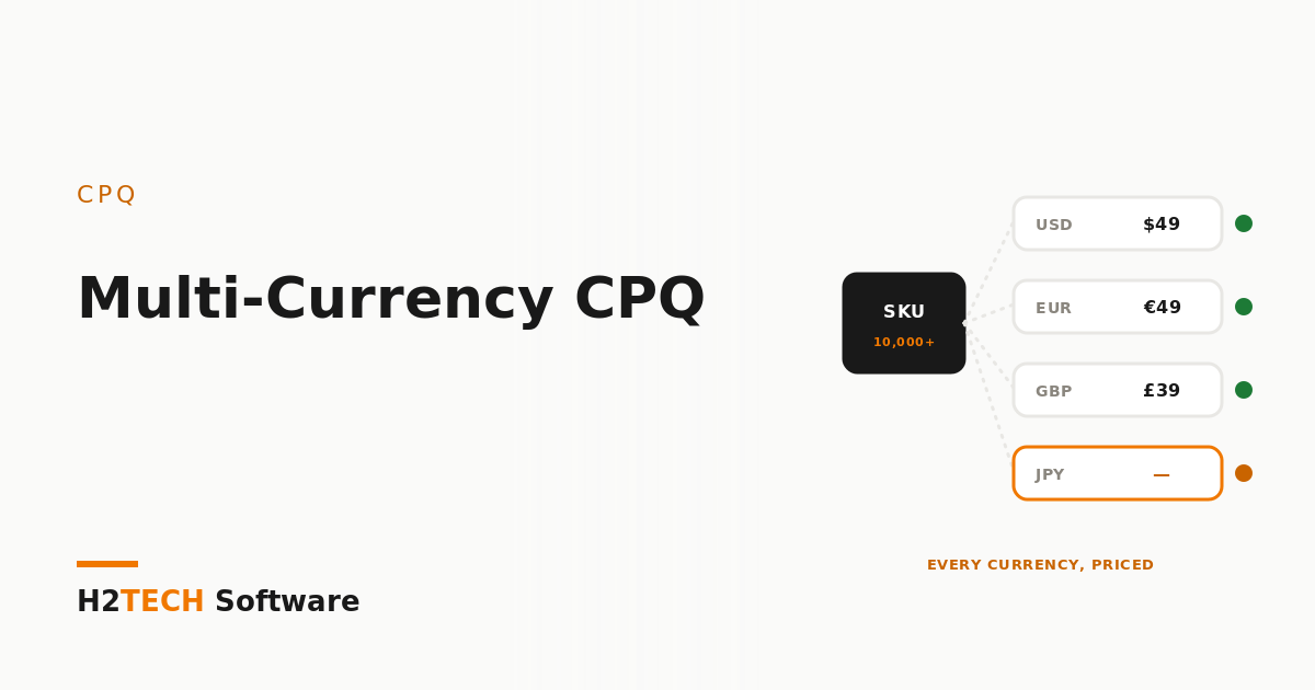 Salesforce CPQ Multi-Currency Quoting Without the Mess